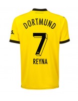 Borussia Dortmund Giovanni Reyna #7 Domácí Dres 2023-24 Krátký Rukáv